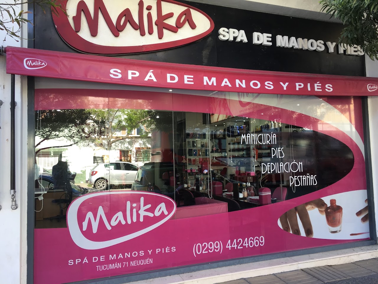 Fachada de Malika Spa de Manos y Piés